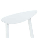 vidaXL Étkező Székek 2 pcs Fehér 42 x 47.5 x 81 cm Tömör Gumi Fa