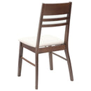 vidaXL Étkező Székek 2 pcs Világos Barna 43 x 54 x 89 cm Tömör Gumi Fa