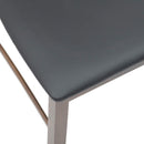 vidaXL Étkező Székek 2 pcs Világos Barna 43 x 54 x 89 cm Tömör Gumi Fa