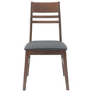vidaXL Étkező Székek 2 pcs Világos Barna 43 x 54 x 89 cm Tömör Gumi Fa