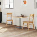 vidaXL Étkező Székek 2 pcs Természetes 43 x 54 x 89 cm Tömör Gumi Fa