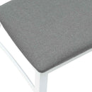 vidaXL Étkező Székek 2 pcs Fehér 43 x 54 x 89 cm Tömör Gumi Fa