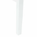 vidaXL Étkező Székek 2 pcs Fehér 43 x 54 x 89 cm Tömör Gumi Fa