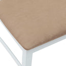 vidaXL Étkező Székek 2 pcs Fehér 43 x 54 x 89 cm Tömör Gumi Fa