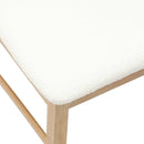 vidaXL Étkező Székek 2 pcs Természetes 43 x 54 x 89 cm Tömör Gumi Fa