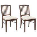 vidaXL Étkező Székek 2 pcs Világos Barna 50 x 52,5 x 91 cm