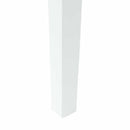 vidaXL Étkező Székek 2 pcs Fehér 50 x 52,5 x 91 cm Tömör Gumi Fa