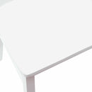 vidaXL Étkező Székek 2 pcs Fehér 50 x 52,5 x 91 cm Tömör Gumi Fa
