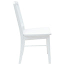 vidaXL Étkező Székek 2 pcs Fehér 50 x 52,5 x 91 cm Tömör Gumi Fa