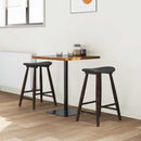 vidaXL Étkező Székek 2 pcs Világos Barna 46 x 37 x 63 cm Tömör Gumi Fa
