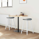 vidaXL Étkező Székek 2 pcs Fehér 46 x 37 x 63 cm Tömör Gumi Fa