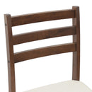 vidaXL Étkező Székek 2 pcs Világos Barna 40 x 47,5 x 99,5 cm