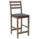 vidaXL Étkező Székek 2 pcs Világos Barna 40 x 47,5 x 99,5 cm
