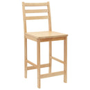 vidaXL Étkező Székek 2 pcs Természetes 40 x 47,5 x 99,5 cm