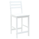 vidaXL Étkező Székek 2 pcs Fehér 40 x 47,5 x 99,5 cm Tömör Gumi Fa