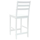 vidaXL Étkező Székek 2 pcs Fehér 40 x 47,5 x 99,5 cm Tömör Gumi Fa