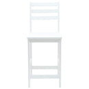 vidaXL Étkező Székek 2 pcs Fehér 40 x 47,5 x 99,5 cm Tömör Gumi Fa