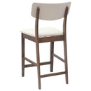 vidaXL Étkező Székek 2 pcs Világos Barna 48 x 49 x 95 cm Tömör Gumi Fa