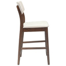 vidaXL Étkező Székek 2 pcs Világos Barna 48 x 49 x 95 cm Tömör Gumi Fa