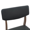vidaXL Étkező Székek 2 pcs Világos Barna 48 x 49 x 95 cm Tömör Gumi Fa