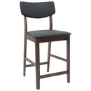 vidaXL Étkező Székek 2 pcs Világos Barna 48 x 49 x 95 cm Tömör Gumi Fa