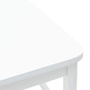 vidaXL Étkező Székek 2 pcs Fehér 48 x 49 x 95 cm Tömör Gumi Fa