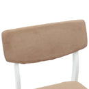 vidaXL Étkező Székek 2 pcs Fehér 48 x 49 x 95 cm Tömör Gumi Fa