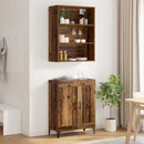 vidaXL Magasfiú 2 pcs Régi fa Faanyag