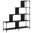vidaXL Könyvszekrény 4 szintes 139 x 33,5 x 149 cm Szerelt Fa