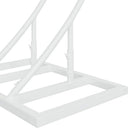 vidaXL Esküvői Ív Fehér 220 x 45 x 200 cm Acél