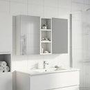 vidaXL Fürdőszobai Szekrény Szett 3 pcs 80 x 10,5 x 50 cm Faanyag