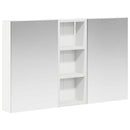 vidaXL Fürdőszobai Szekrény Szett 3 pcs 80 x 10,5 x 50 cm Faanyag