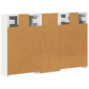 vidaXL Fürdőszobai Szekrény Szett 3 pcs 80 x 10,5 x 50 cm Faanyag