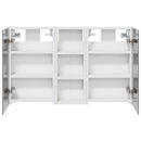 vidaXL Fürdőszobai Szekrény Szett 3 pcs 80 x 10,5 x 50 cm Faanyag