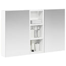 vidaXL Fürdőszobai Szekrény Szett 3 pcs 80 x 10,5 x 50 cm Faanyag