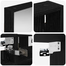 vidaXL Fürdőszobai Szekrény Szett 3 pcs 80 x 10,5 x 50 cm Faanyag