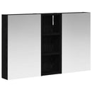 vidaXL Fürdőszobai Szekrény Szett 3 pcs 80 x 10,5 x 50 cm Faanyag