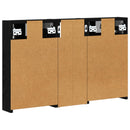 vidaXL Fürdőszobai Szekrény Szett 3 pcs 80 x 10,5 x 50 cm Faanyag