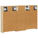 vidaXL Fürdőszobai Szekrény Szett 3 pcs 80 x 10,5 x 50 cm Faanyag