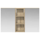 vidaXL Fürdőszobai Szekrény Szett 3 pcs 80 x 10,5 x 50 cm Faanyag