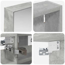 vidaXL Fürdőszobai Szekrény Szett 3 pcs 80 x 10,5 x 50 cm Faanyag