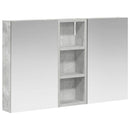 vidaXL Fürdőszobai Szekrény Szett 3 pcs 80 x 10,5 x 50 cm Faanyag