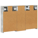 vidaXL Fürdőszobai Szekrény Szett 3 pcs 80 x 10,5 x 50 cm Faanyag