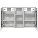 vidaXL Fürdőszobai Szekrény Szett 3 pcs 80 x 10,5 x 50 cm Faanyag