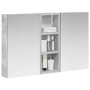 vidaXL Fürdőszobai Szekrény Szett 3 pcs 80 x 10,5 x 50 cm Faanyag