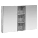 vidaXL Fürdőszobai Szekrény Szett 3 pcs 80 x 10,5 x 50 cm Faanyag