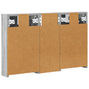 vidaXL Fürdőszobai Szekrény Szett 3 pcs 80 x 10,5 x 50 cm Faanyag