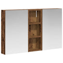 vidaXL Fürdőszobai Szekrény Szett 3 pcs 80 x 10,5 x 50 cm Faanyag