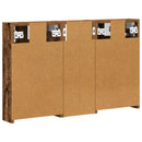 vidaXL Fürdőszobai Szekrény Szett 3 pcs 80 x 10,5 x 50 cm Faanyag