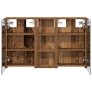 vidaXL Fürdőszobai Szekrény Szett 3 pcs 80 x 10,5 x 50 cm Faanyag